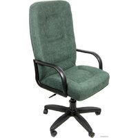 Офисное кресло Деловая обстановка Пилот Стандарт флок (зеленый) — Chaika Market