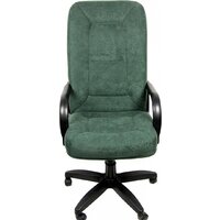 Офисное кресло Деловая обстановка Пилот Стандарт флок (зеленый) - Изображение №3 — Chaika Market