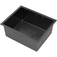 Кухонная мойка Roxen Uno 560210-54B под столешницу графит (ролл-мат, дозатор, сифон) - Изображение №8 — Chaika Market