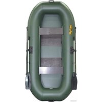 Гребная лодка Муссон B-250 PC (зеленый) — Chaika Market