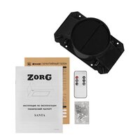 Кухонная вытяжка ZorG Santa 850 60 S (черный) - Изображение №10 — Chaika Market
