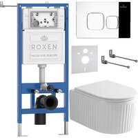 Унитаз подвесной Roxen StounFix Dual Fresh 968273 - Изображение №2 — Chaika Market