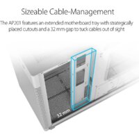 Корпус ASUS Prime AP201 (белый) - Изображение №4 — Chaika Market