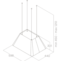 Кухонная вытяжка Elica Ikona Light IX/F/60 PRF0165071 - Изображение №4 — Chaika Market