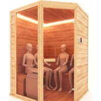 Инфракрасная сауна Шингарёв и Ко Угловая 4-местная (финская) - Изображение №2 — Chaika Market