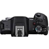 Беззеркальный фотоаппарат Canon EOS R50 RF-S 18-45mm F4.5-6.3 IS STM (черный) - Изображение №5 — Chaika Market
