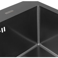 Кухонная мойка ARFEKA AF 500*505 Black PVD Nano - Изображение №15 — Chaika Market