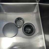 Кухонная мойка Roxen Simple 560220-70B PVD графит (с коландером и дозатором) - Изображение №8 — Chaika Market