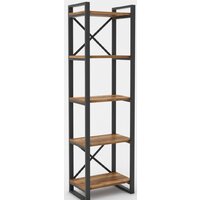 Стеллаж Hype Mebel Стандарт 80x170 (черный/дуб галифакс олово) — Chaika Market