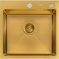 Кухонная мойка ARFEKA Eco AR 500*500 Gold PVD Nano Decor - Изображение №2 — Chaika Market