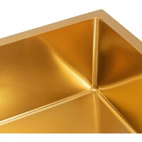 Кухонная мойка ARFEKA Eco AR 500*500 Gold PVD Nano Decor - Изображение №3 — Chaika Market