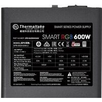 Блок питания Thermaltake Smart RGB 600W (230V) SPR-600AH2NK-2 - Изображение №3 — Chaika Market