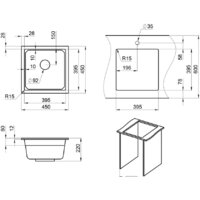 Кухонная мойка Granula KS-4501 (алюминиум) - Изображение №3 — Chaika Market