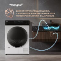 Сушильная машина Weissgauff WD 779 Diamond Heat Pump - Изображение №20 — Chaika Market