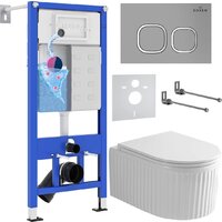 Унитаз подвесной Roxen StounFix Dual Fresh 968275 - Изображение №1 — Chaika Market