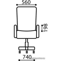 Офисное кресло Brabix Blocks HD-008 (черный) - Изображение №14 — Chaika Market
