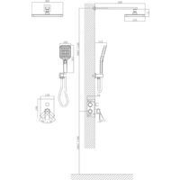Душевой гарнитур  A-Five A5-1257 - Изображение №2 — Chaika Market