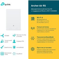 Wi-Fi роутер TP-Link Archer Air R5 - Изображение №4 — Chaika Market