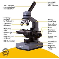 Микроскоп Levenhuk 320 PLUS монокулярный 73795 - Изображение №23 — Chaika Market