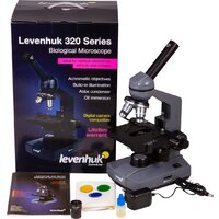 Микроскоп Levenhuk 320 PLUS монокулярный 73795 - Изображение №2 — Chaika Market