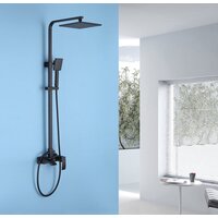 Душевая система  Abber Wasserfall AF8616B (черный матовый) - Изображение №2 — Chaika Market