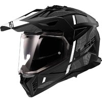 Мотошлем LS2 MX702 Pioneer 2 Hill (S, черный/белый матовый) — Chaika Market