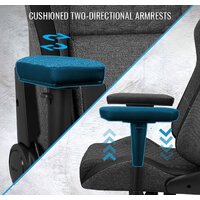 Игровое (геймерское) кресло AeroCool Crown AeroWeave (темно-серый) - Изображение №5 — Chaika Market