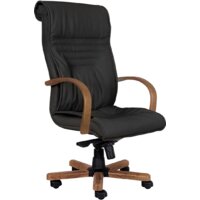 Офисное кресло Белс Вип Extra PU 440030-05/PU01 (экокожа черный) — Chaika Market