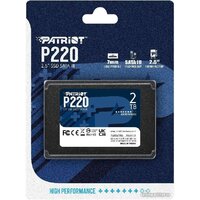 SSD Patriot P220 2TB P220S2TB25 - Изображение №5 — Chaika Market
