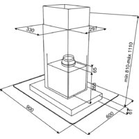 Кухонная вытяжка TEKA DG3 Isla 980 [40485140] - Изображение №2 — Chaika Market
