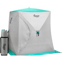 Палатка для зимней рыбалки Premier Fishing Куб PR-ISCC-150BG (бирюзовый/серый) — Chaika Market