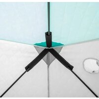 Палатка для зимней рыбалки Premier Fishing Куб PR-ISCC-150BG (бирюзовый/серый) - Изображение №7 — Chaika Market
