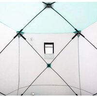 Палатка для зимней рыбалки Premier Fishing Куб PR-ISCC-150BG (бирюзовый/серый) - Изображение №13 — Chaika Market