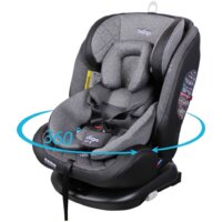 Детское автокресло Indigo Aero Isofix (серый) - Изображение №10 — Chaika Market