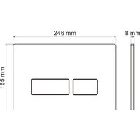 Инсталляция для унитаза Roxen StounFix Dual Fresh 966623 - Изображение №9 — Chaika Market
