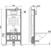Инсталляция для унитаза Roxen StounFix Dual Fresh 966623 - Изображение №10 — Chaika Market