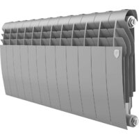 Биметаллический радиатор Royal Thermo Biliner B 350 Серебристый - 12 секций — Chaika Market