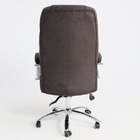 Офисное кресло AksHome King A (ткань, коричневый) - Изображение №7 — Chaika Market