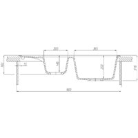 Кухонная мойка Акватон Делия 87 (песочный) - Изображение №2 — Chaika Market