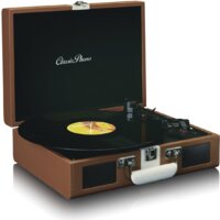 Виниловый проигрыватель Lenco TT-120 (коричневый/белый) - Изображение №3 — Chaika Market