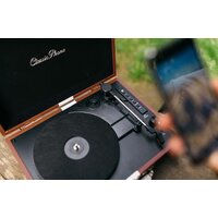 Виниловый проигрыватель Lenco TT-120 (коричневый/белый) - Изображение №5 — Chaika Market