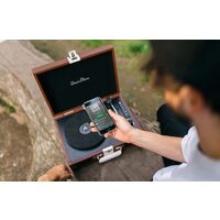 Виниловый проигрыватель Lenco TT-120 (коричневый/белый) - Изображение №8 — Chaika Market