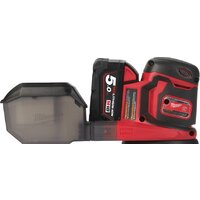Эксцентриковая шлифмашина Milwaukee M18 BOS125-502B 4933464229 (с 2-мя АКБ, сумка) - Изображение №3 — Chaika Market