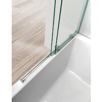 Стеклянная шторка для ванны Cezares Stream-VFS-11-80/150-C-Cr - Изображение №3 — Chaika Market