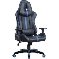 Игровое (геймерское) кресло Brabix GT Carbon GM-120 (черный/синий) — Chaika Market