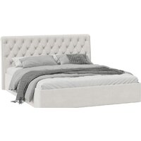 Кровать Трия Скарлет универсальная тип 1 с ПМ 180x200 (велюр бежевый) — Chaika Market