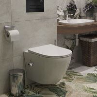 Унитаз подвесной Roxen Antares Bidet в комплекте с инсталляцией StounFix Dual Fresh 6 в 1 958156 (кнопка: черный матовый) - Изображение №11 — Chaika Market