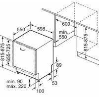 Встраиваемая посудомоечная машина Bosch Serie 2 SMV2ITX09E - Изображение №10 — Chaika Market
