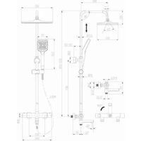 Душевая система  Cersanit Vivo 64090 - Изображение №6 — Chaika Market