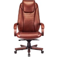 Офисное кресло Бюрократ T-9923WALNUT (светло-коричневый) - Изображение №2 — Chaika Market